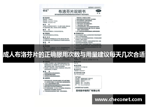 成人布洛芬片的正确服用次数与用量建议每天几次合适
