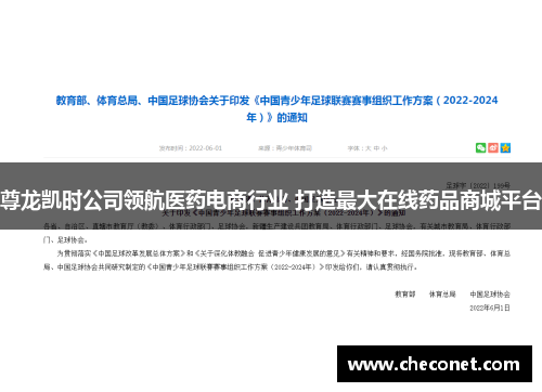 尊龙凯时公司领航医药电商行业 打造最大在线药品商城平台